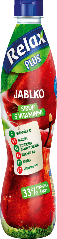 Relax ovocný sirup JABLKO 33% 0,7L PET