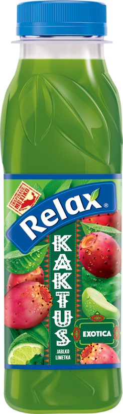 Relax exotica jablko-limetka-KAKTUS 0,3L PET