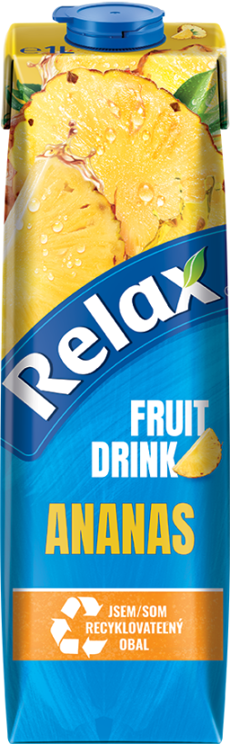 Relax fruit drink ANANAS 1L TS