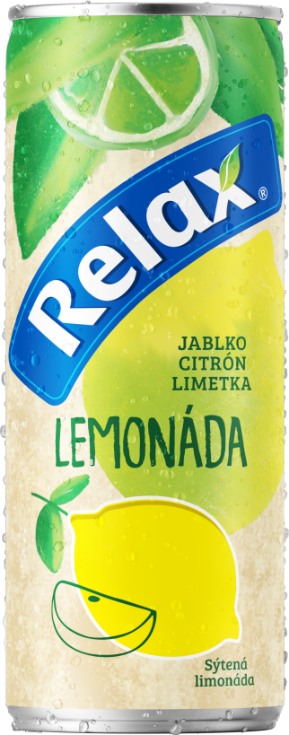  Relax Lemonáda CITRÓN - LIMETKA 0,33L CAN