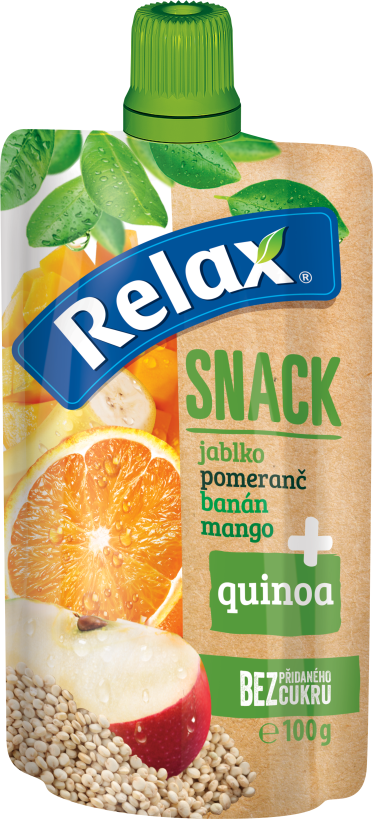 Relax Snack ovocné pyré s QUINOU 100g