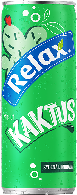 Relax limonáda KAKTUS 0,33L plech