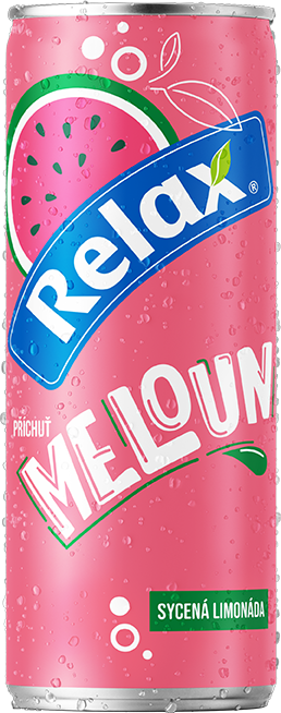 Relax limonáda MELOUN 0,33L plech