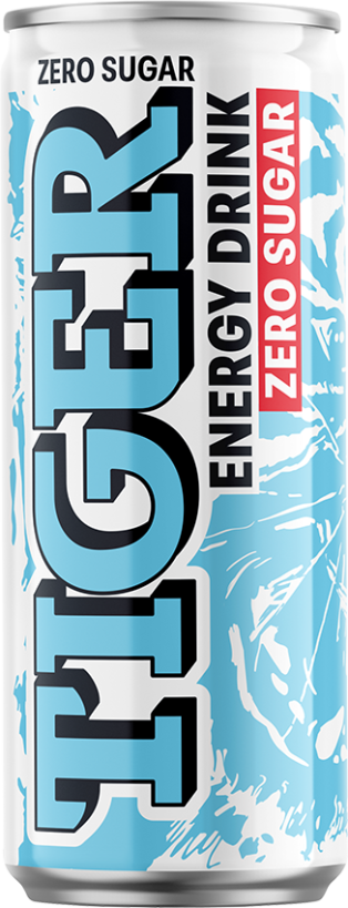 Tiger energy drink ZERO 0,25L plech