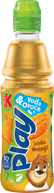 Kubík Play! Voda a Ovoce Mango 0,4L PET