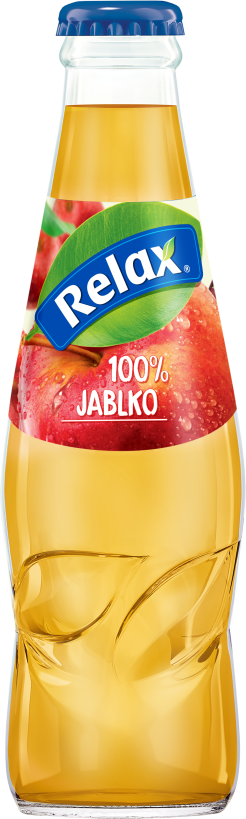 Relax 100% Jablko 0,2L sklo