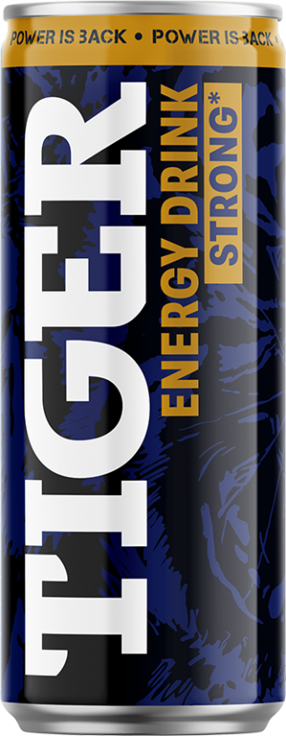 Tiger energy drink STRONG 0,25L plech