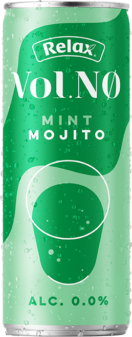 Relax VOL.NO 0,33l CAN MINT MOJITO