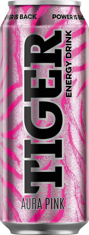  Tiger energy drink AURA PINK 0,5L plech