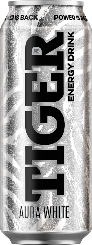  Tiger energy drink AURA WHITE 0,5L plech