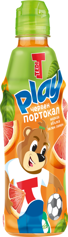 Tedi 400 ml red orange