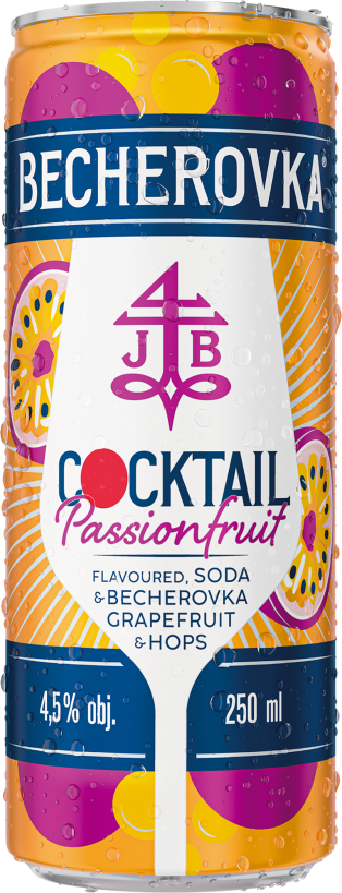Becherovka RTD Cocktail Passionfruit flavoured 4,5% 0,25L
