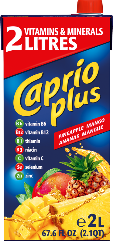 CAPRIO PLUS ANANAS, MANGO 2L