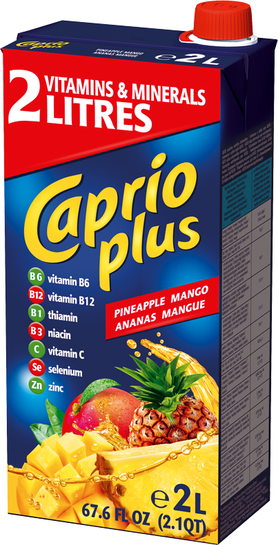 CAPRIO PLUS ANANAS, MANGO 2L