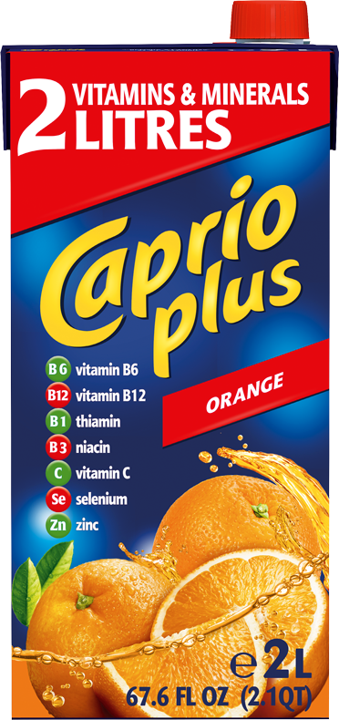 CAPRIO PLUS POMERANČ 2L