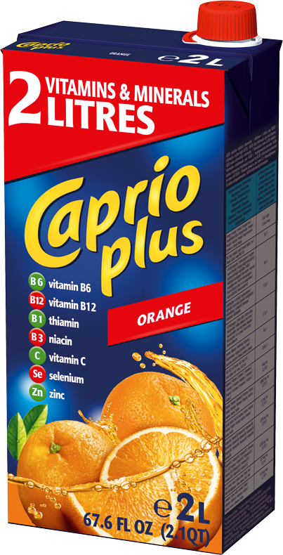 CAPRIO PLUS POMERANČ 2L