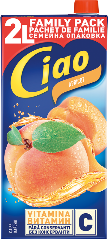 CIAO 2 litry apricot