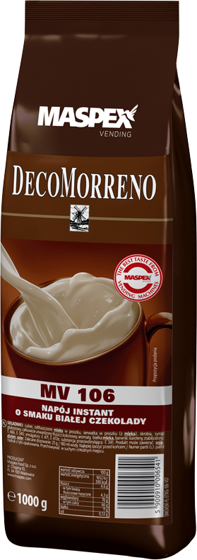 DECOMORRENO 1 kg MV 106 White chocolate