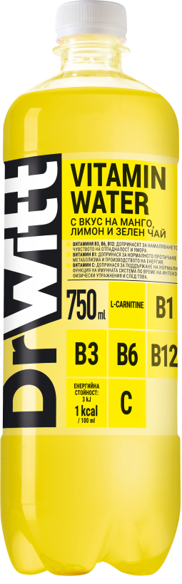 DR WITT 750 ml mango, lemon and green tea