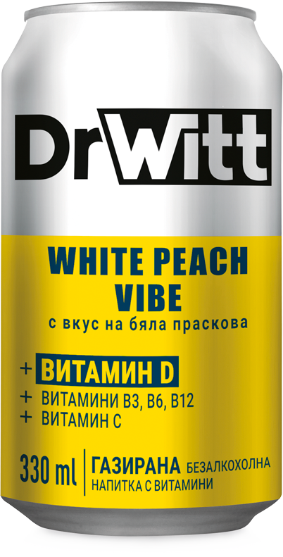 DR WITT 330 ml white peach
