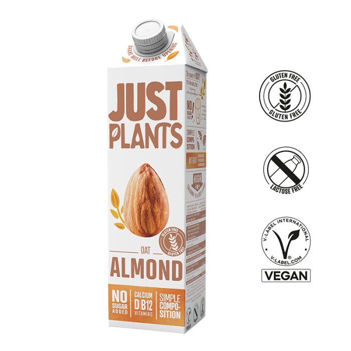 JUST PLANTS 1L Almond