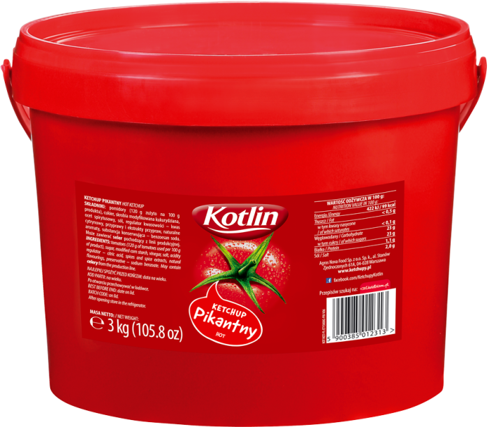 KOTLIN 3 kg hot ketchup