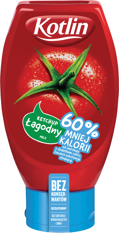 KOTLIN 450 g mild ketchup 60% less calories