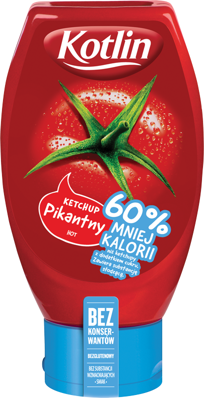 KOTLIN 450 g hot ketchup 60% less calories