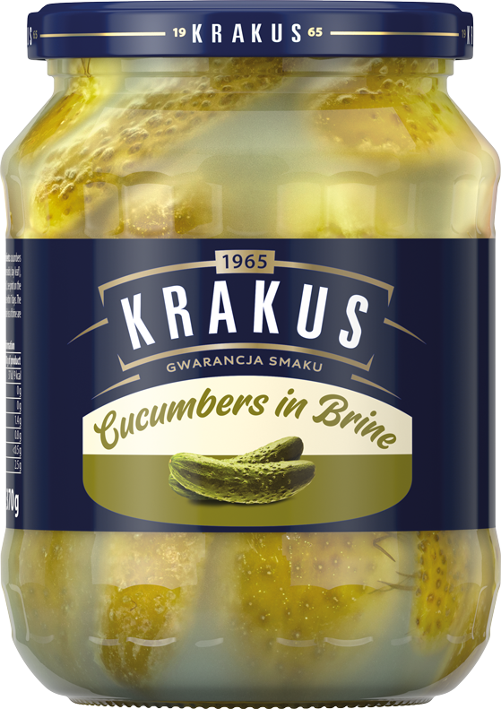 KRAKUS 630 g In brine cucumbers