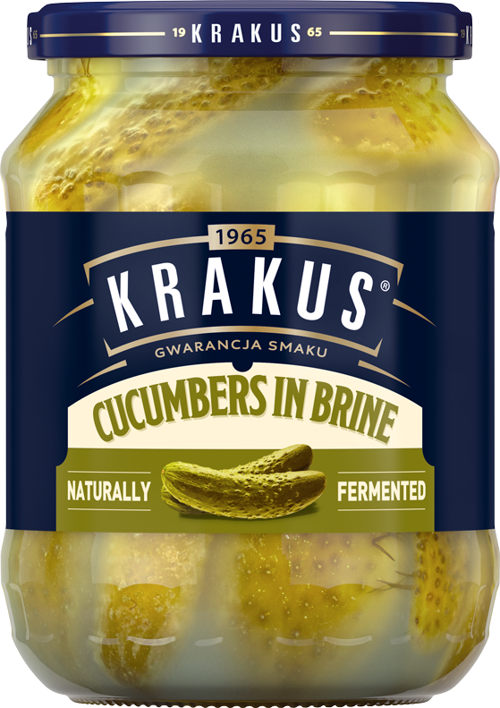 KRAKUS 630 g In brine cucumbers