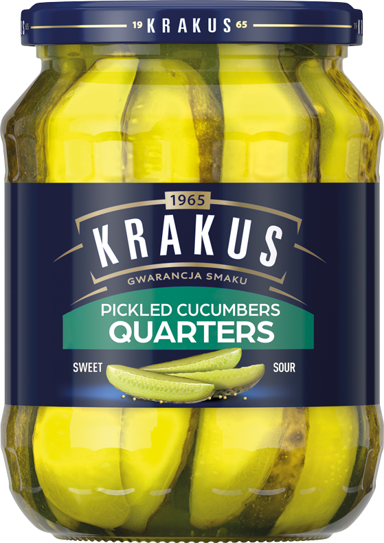 KRAKUS GB 670 g Pickled cucumbers quarters