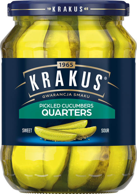 KRAKUS GB 670 g Pickled cucumbers quarters