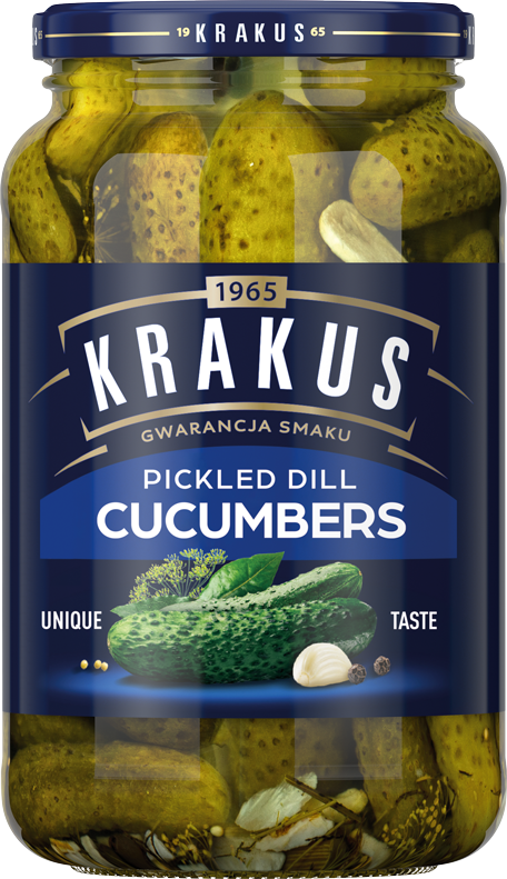 KRAKUS 920 g Pickled dill cucumbers