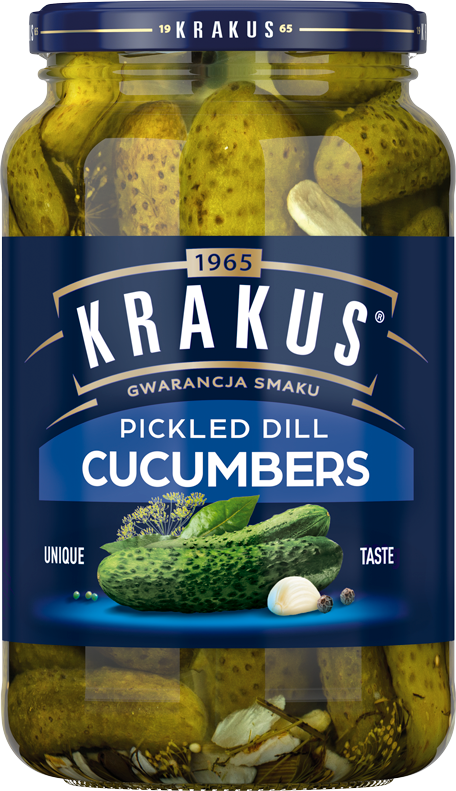 KRAKUS GB 920 g Pickled dill cucumbers