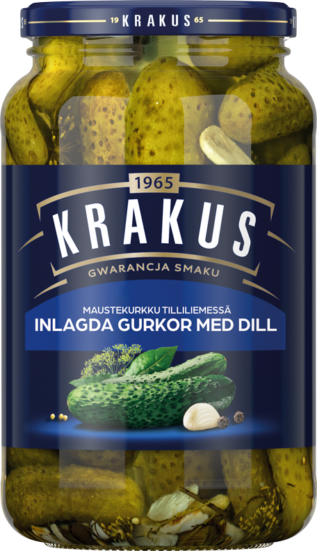 KRAKUS SCAN 920 g Pickled dill cucumbers