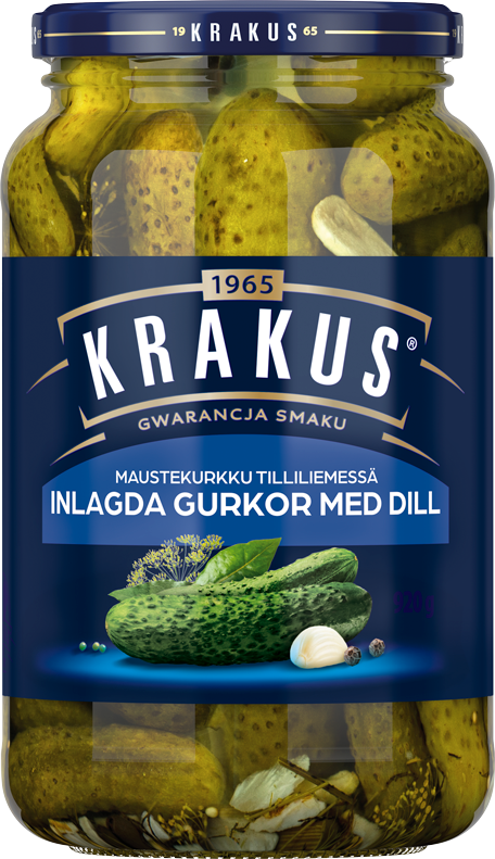 KRAKUS SCAN 920 g Pickled dill cucumbers