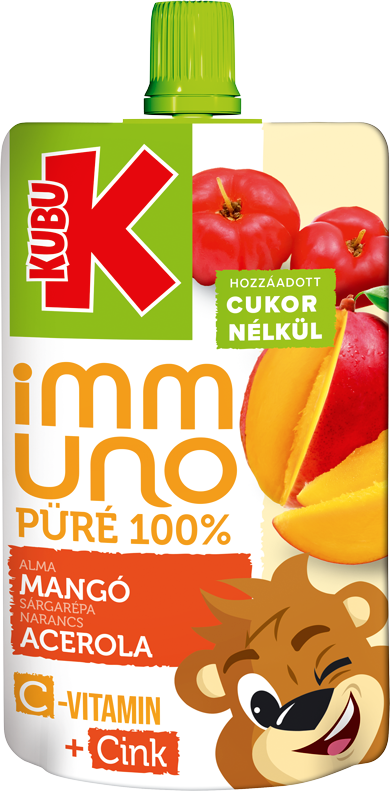 KUBU 100 ml Alma, mangó, sárgarépa, narancs, acerola