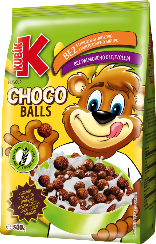 Kubík Cereálie Choco Balls  500g