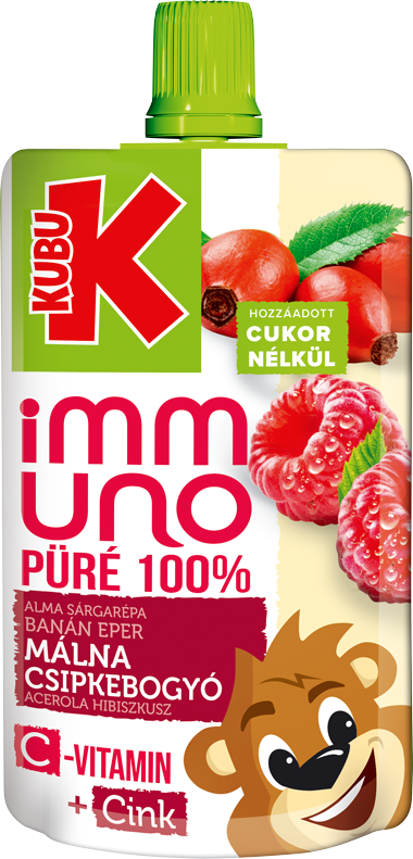KUBU 100 ml Alma, sárgarépa, banán, eper, malna, csipkebogyó, acerola, hipiszkusz
