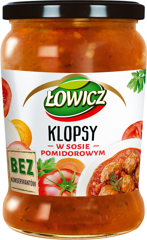 ŁOWICZ 580 g Mince meatballs in tomato sauce 