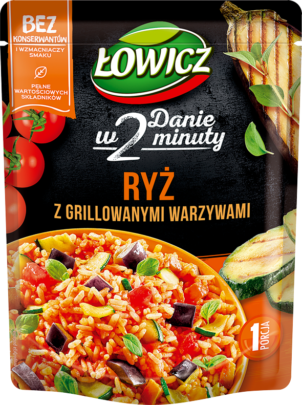 ŁOWICZ 250 g Rice with grilled vegetables