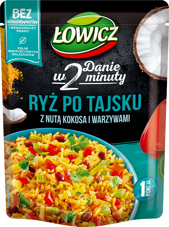 ŁOWICZ 250 g Thai rice with a hint of coconut and vegetables