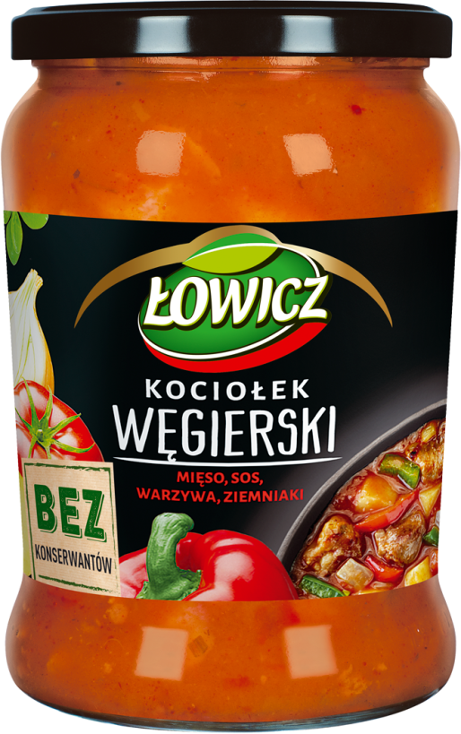 ŁOWICZ 580 g Hungarian style pot