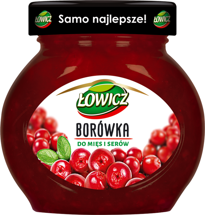 ŁOWICZ 230 g Red Bilberry sauce 