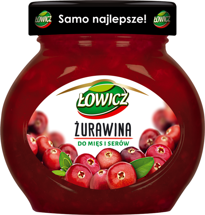 ŁOWICZ 230 g Cranberry sauce 