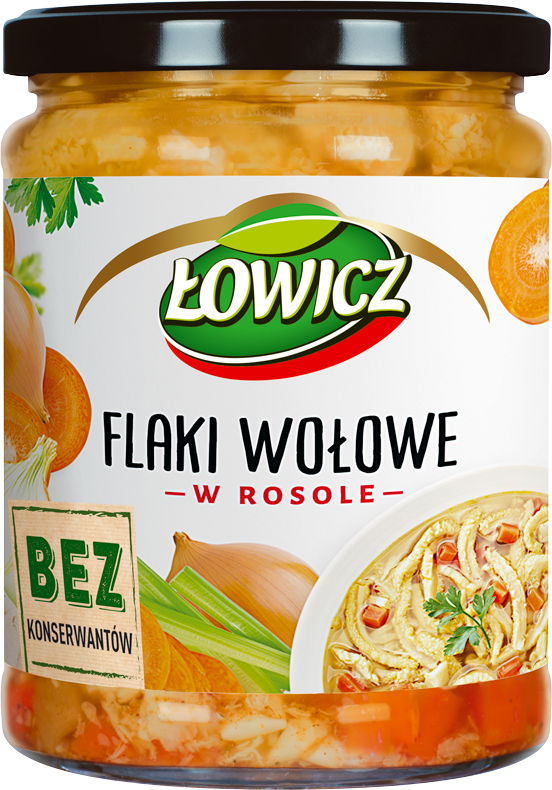 ŁOWICZ 500 g Tripe in bouillon