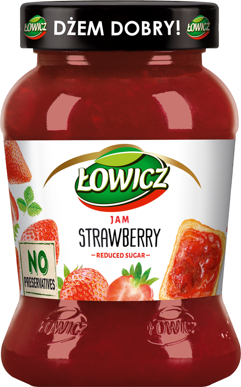 ŁOWICZ 450 g  Strawberry 