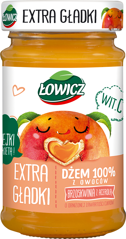 ŁOWICZ 235 g Extra smooth peach