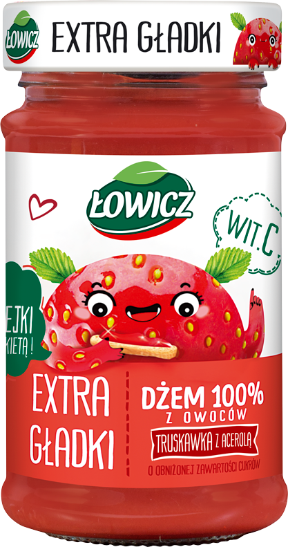 ŁOWICZ 235 g Extra smooth strawberry