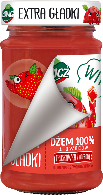 ŁOWICZ 235 g Extra smooth strawberry